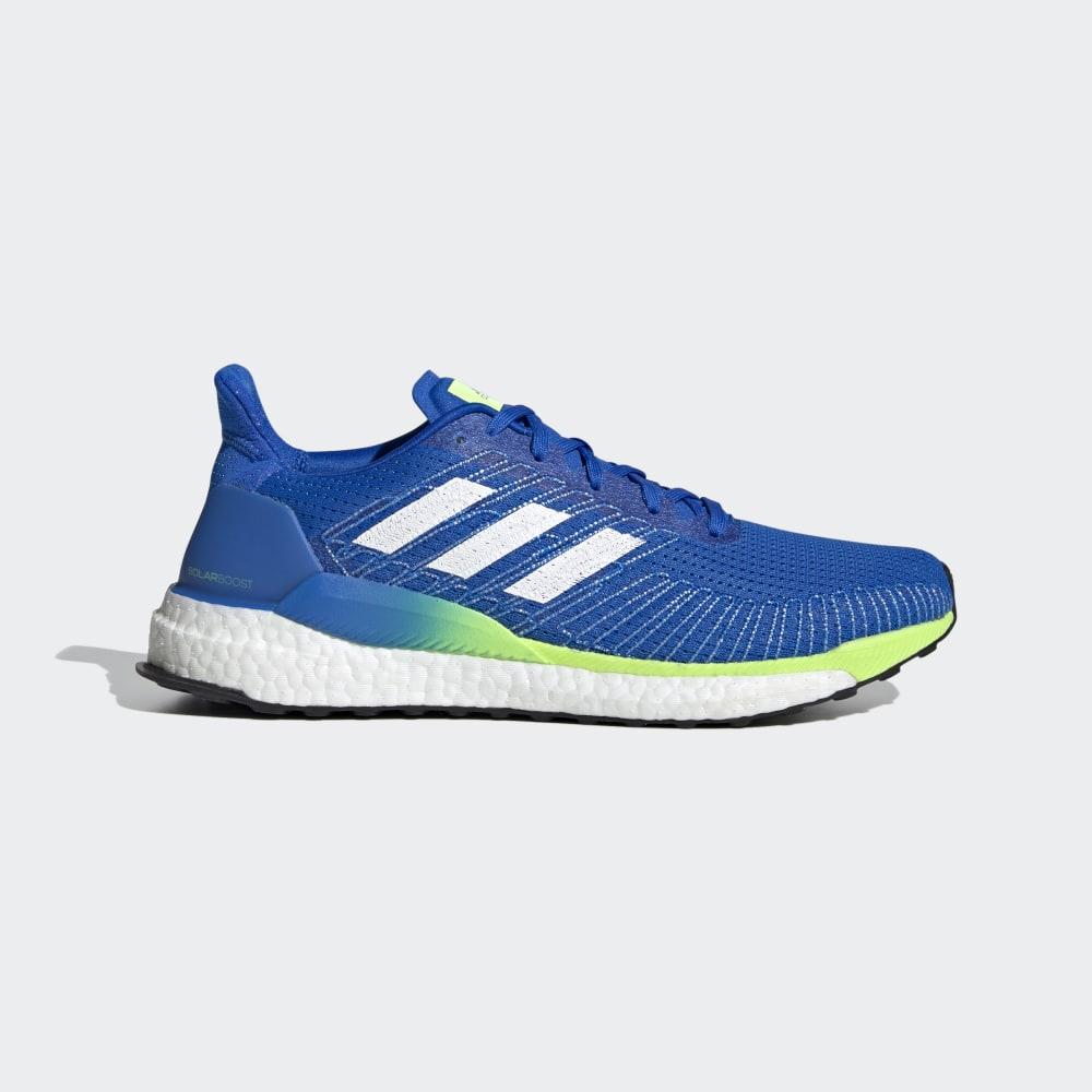 Adidas Men's Solarboost 19 Running Shoes Blue/White/Green Ireland EE4326